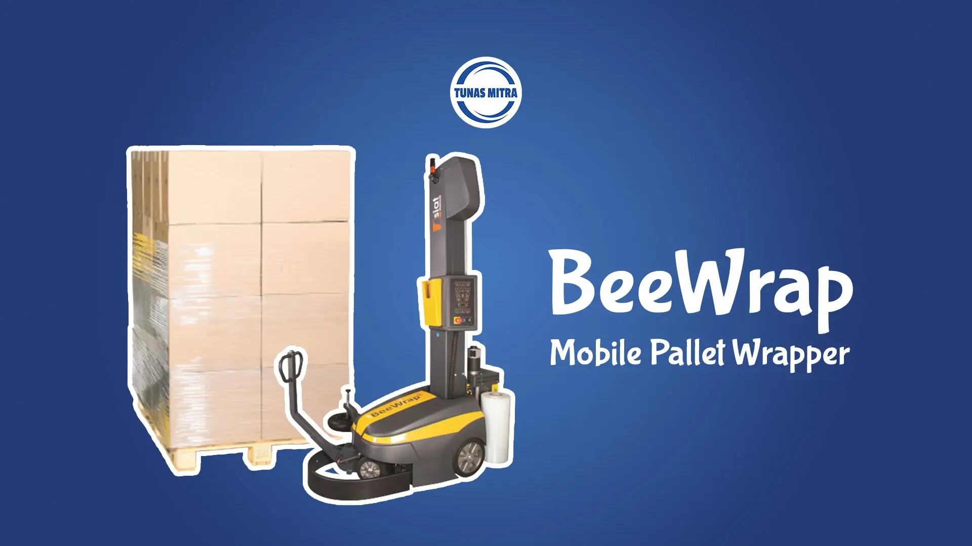 BEEWRAP ADVANCED MOBILE PALLET WRAPPER